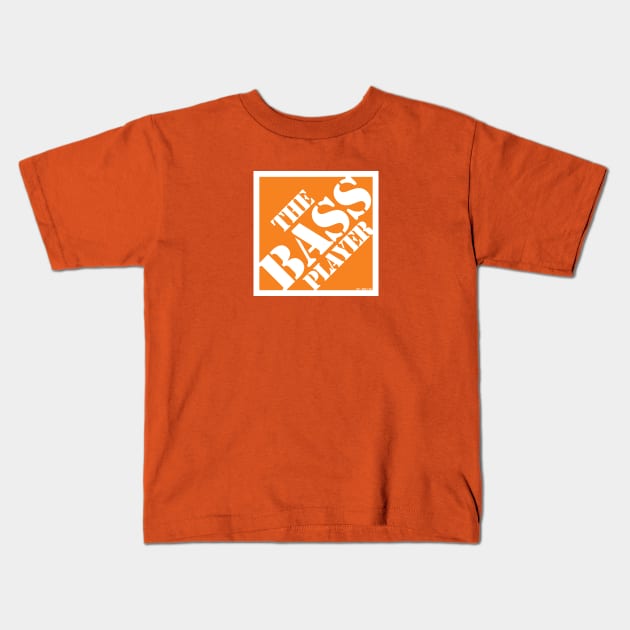 The Bass Player - Depot Style Kids T-Shirt by Music Bam International